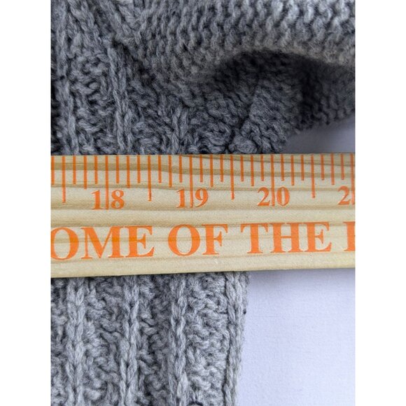 Madewell Womens Grey 100% Merino Wool Full Zip Cardigan Sweater Small Long Sleev - Picture 3 of 6